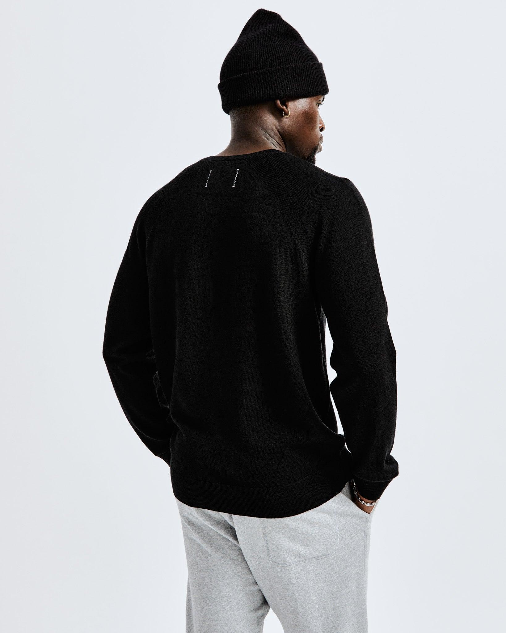 Lightweight Merino Harry Crewneck - Vault Male Product Image