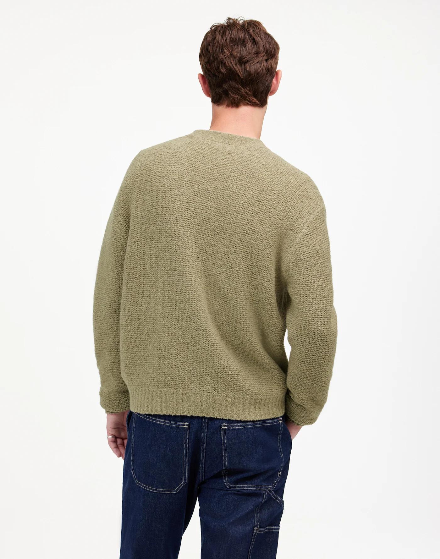Bouclé Cardigan Sweater Product Image