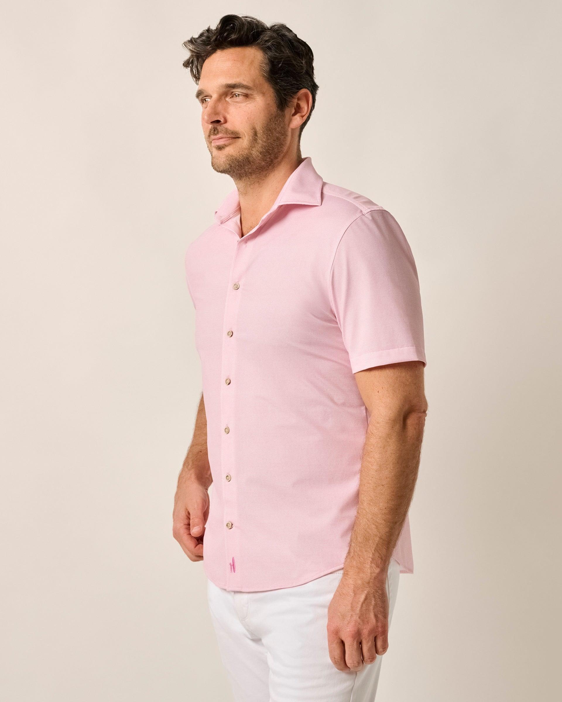 Short Sleeve Hangin' Out Knit Button Up Shirt - Spielman Male Product Image