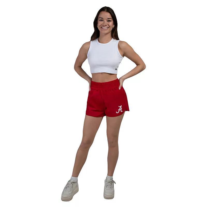 Women's Hype and Vice  Crimson Alabama Crimson Tide Boxer Shorts, Size: XL, Red Product Image