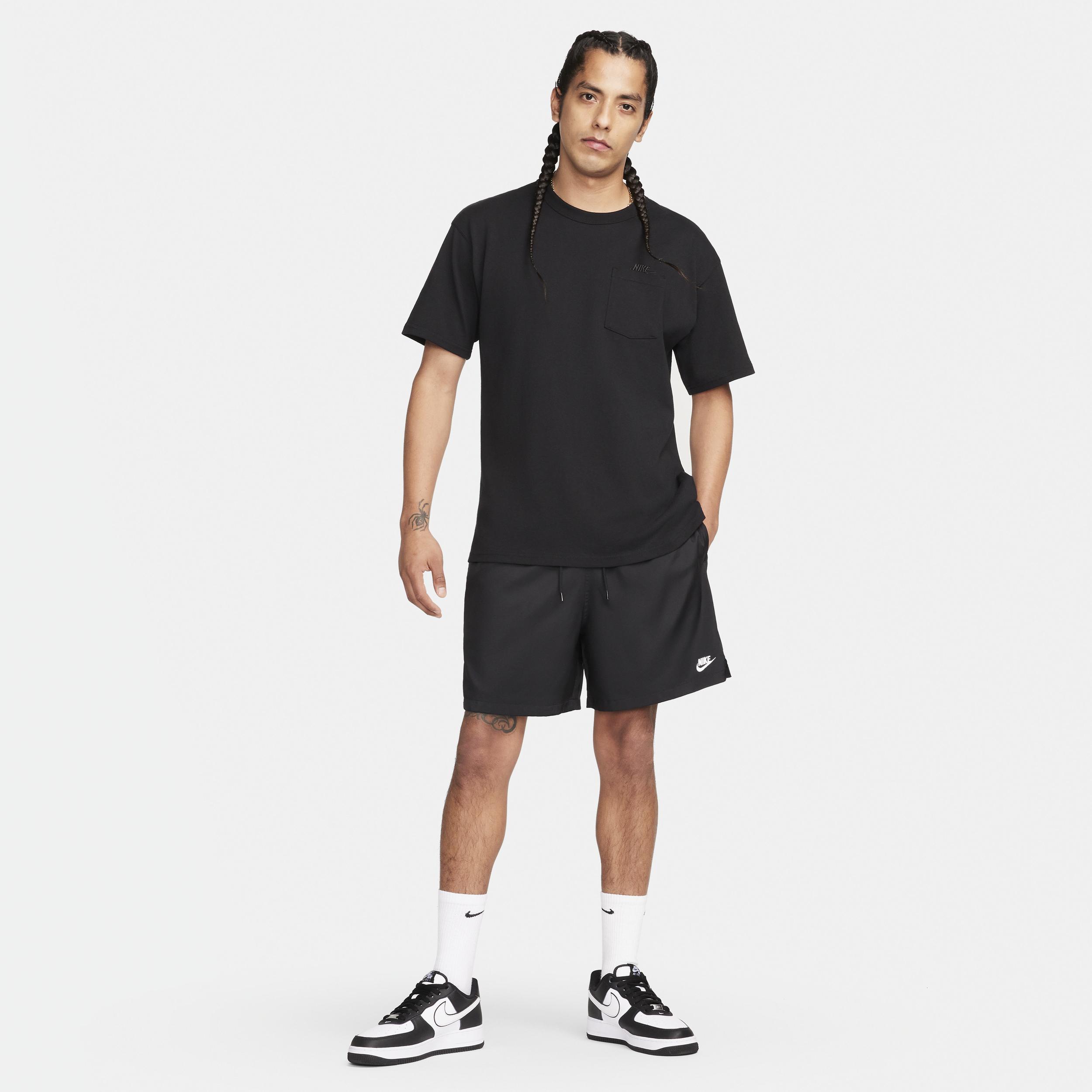 Big & Tall Nike Club Woven Flow Shorts, Men's, Size: Large Tall, Black Product Image