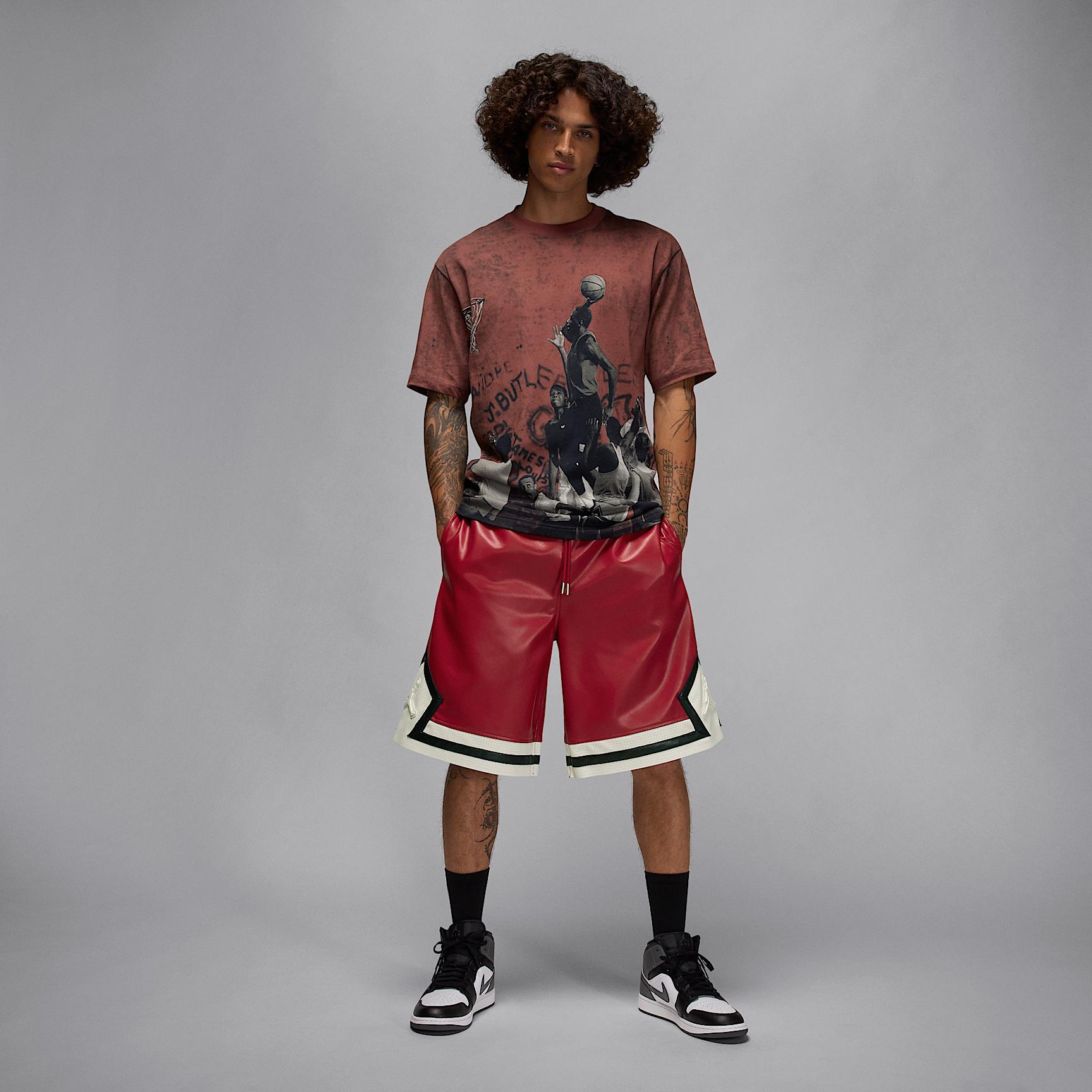 Air Jordan Men's Vegan Leather Shorts Product Image