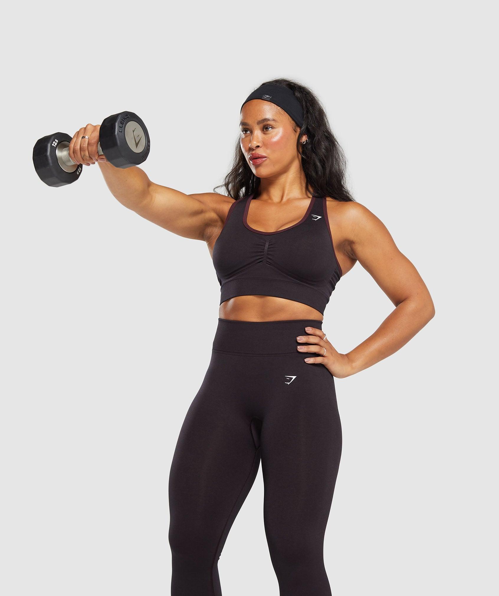 Gymshark Lift Seamless Sports Bra - Purple Female Product Image