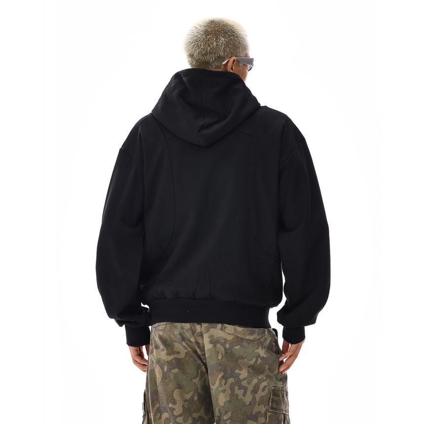 Plain Panel Hoodie Product Image