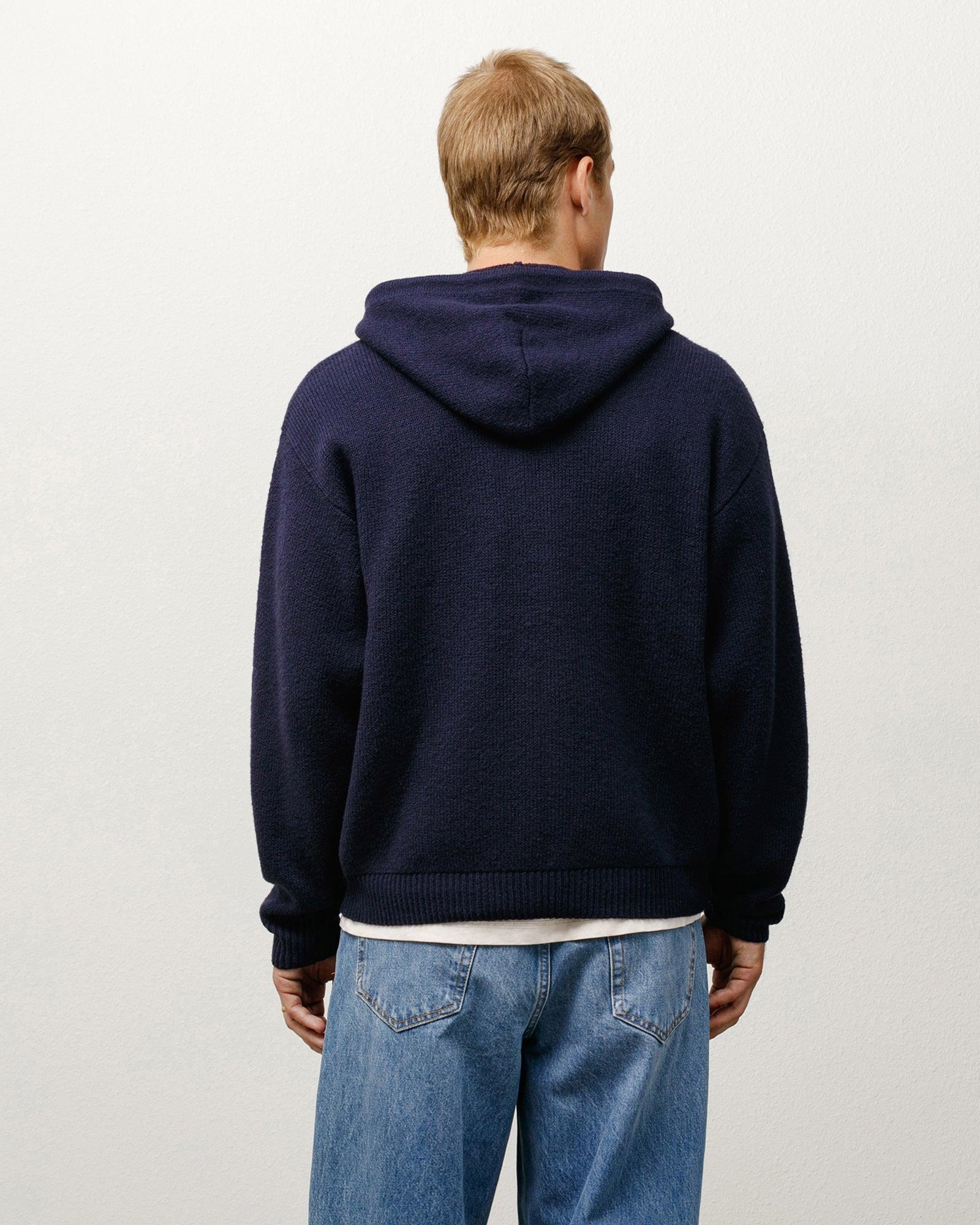 HOODED ZIP SWEATER Male Product Image