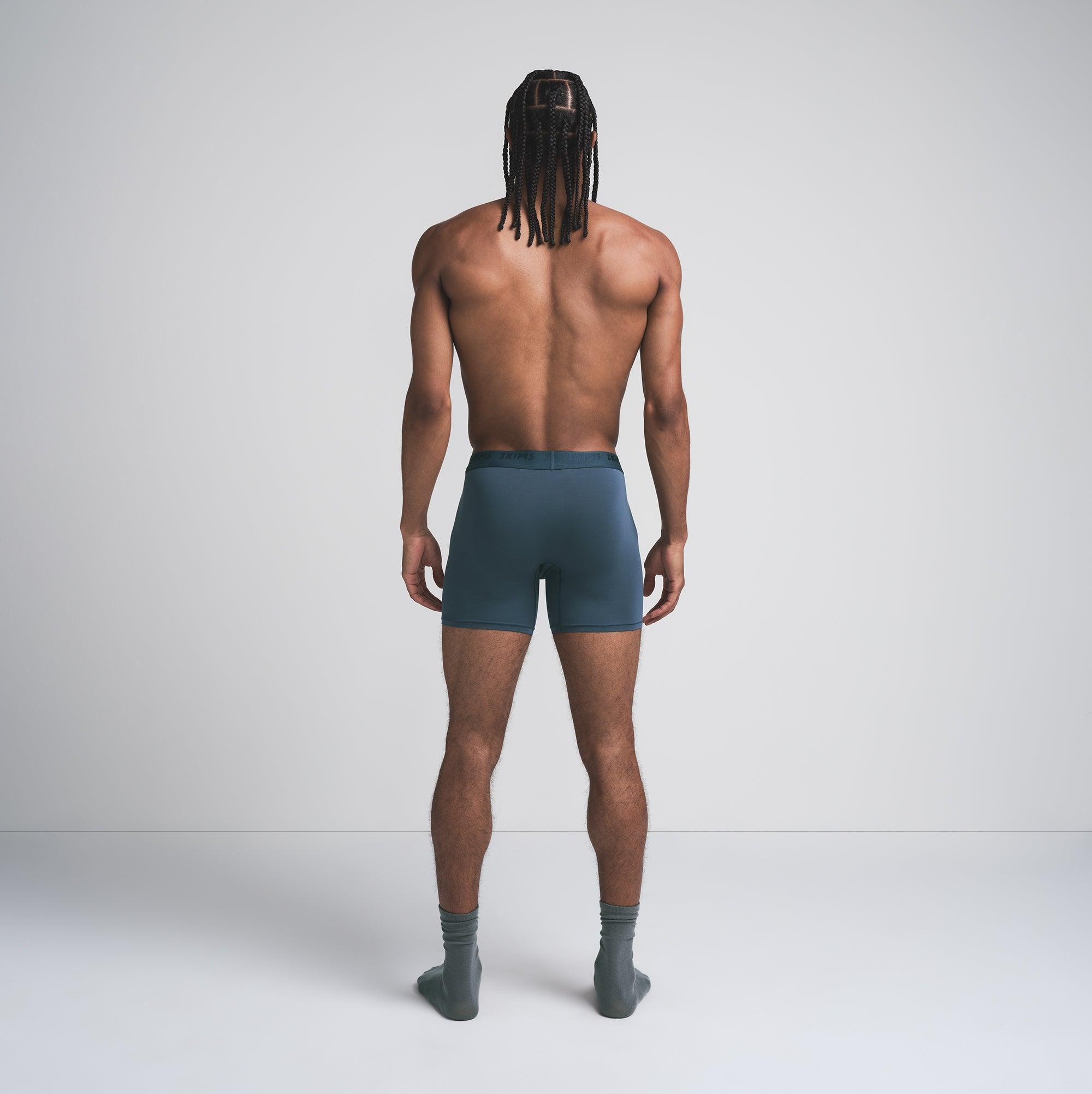 SKIMS STRETCH MENS 5" BOXER BRIEF 3-PACK | INDIGO MULTI Product Image