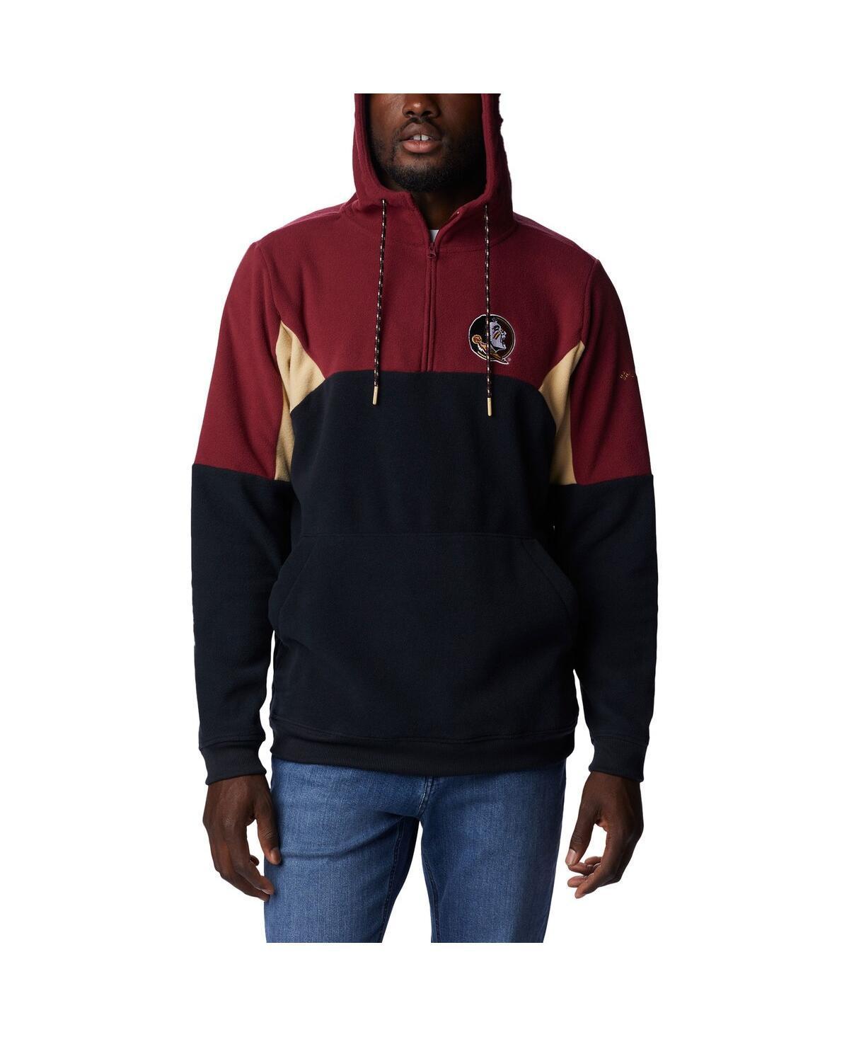 Men's Columbia Black Florida State Seminoles Lodge Quarter-Zip Hoodie, Size: Medium Product Image