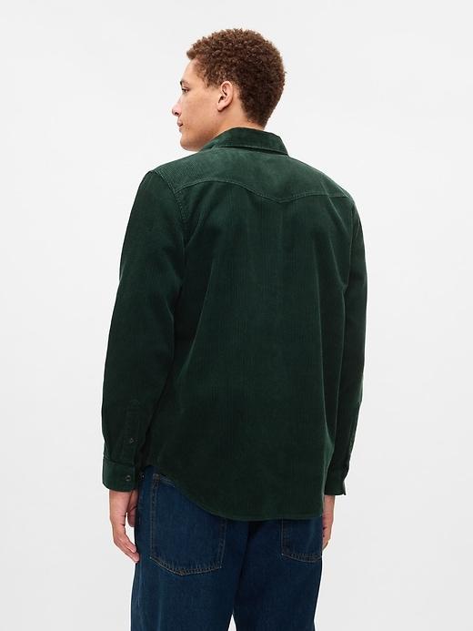 Corduroy Western Shirt Product Image