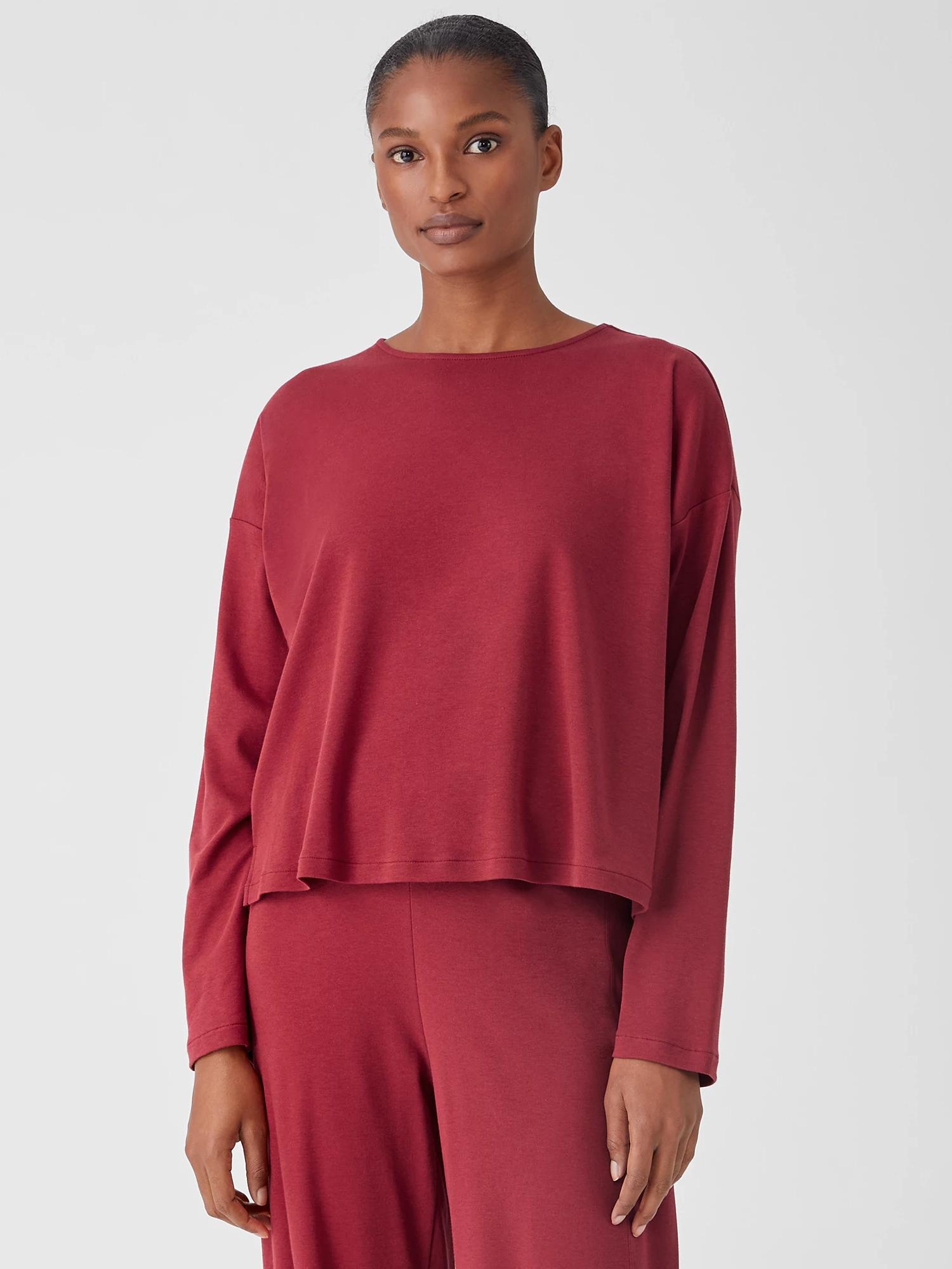 Cozy Organic Cotton Interlock Box-Top Product Image