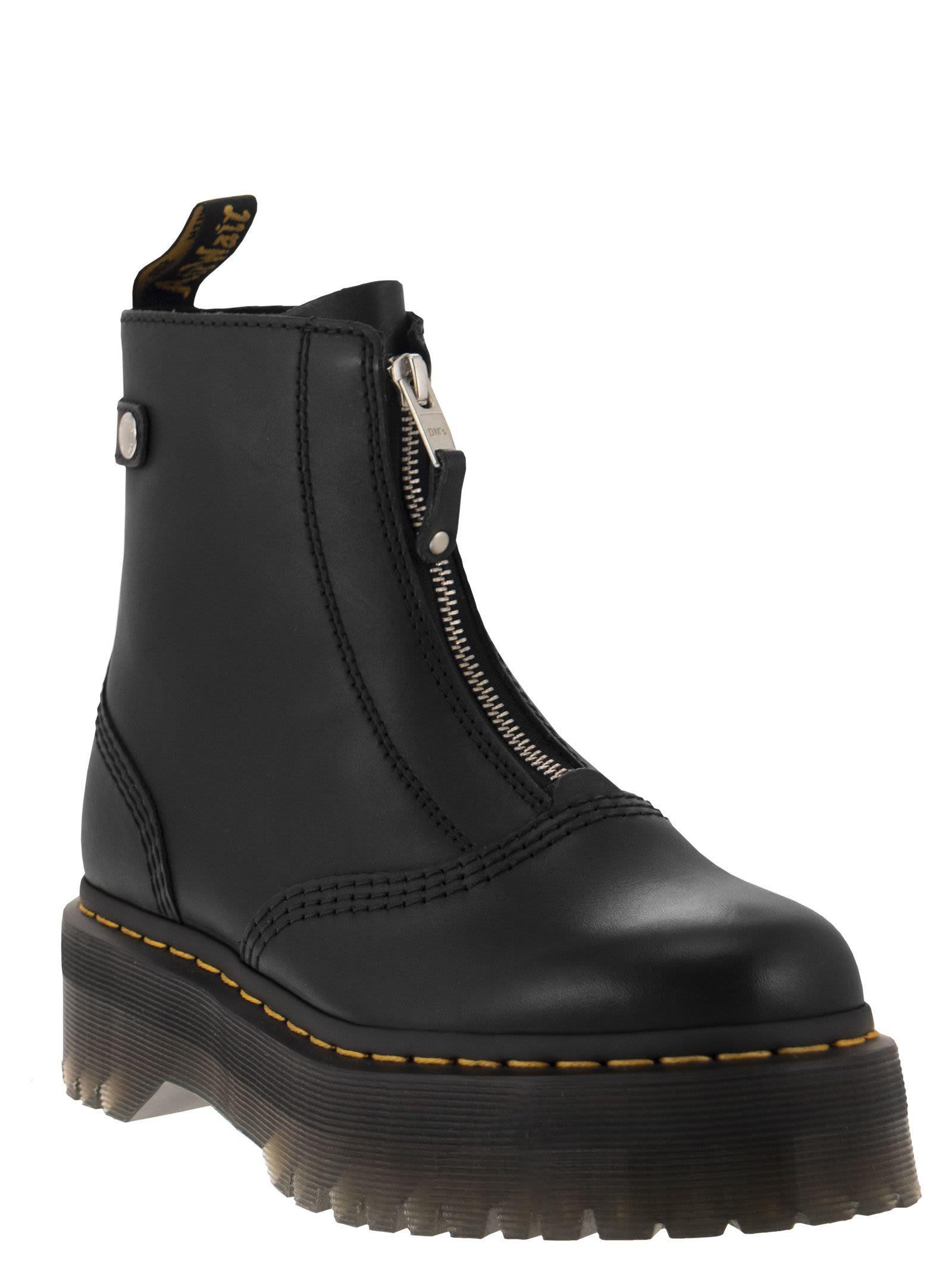 DR. MARTENS' Collier Bex Double Lace Platform Boot In Black Product Image
