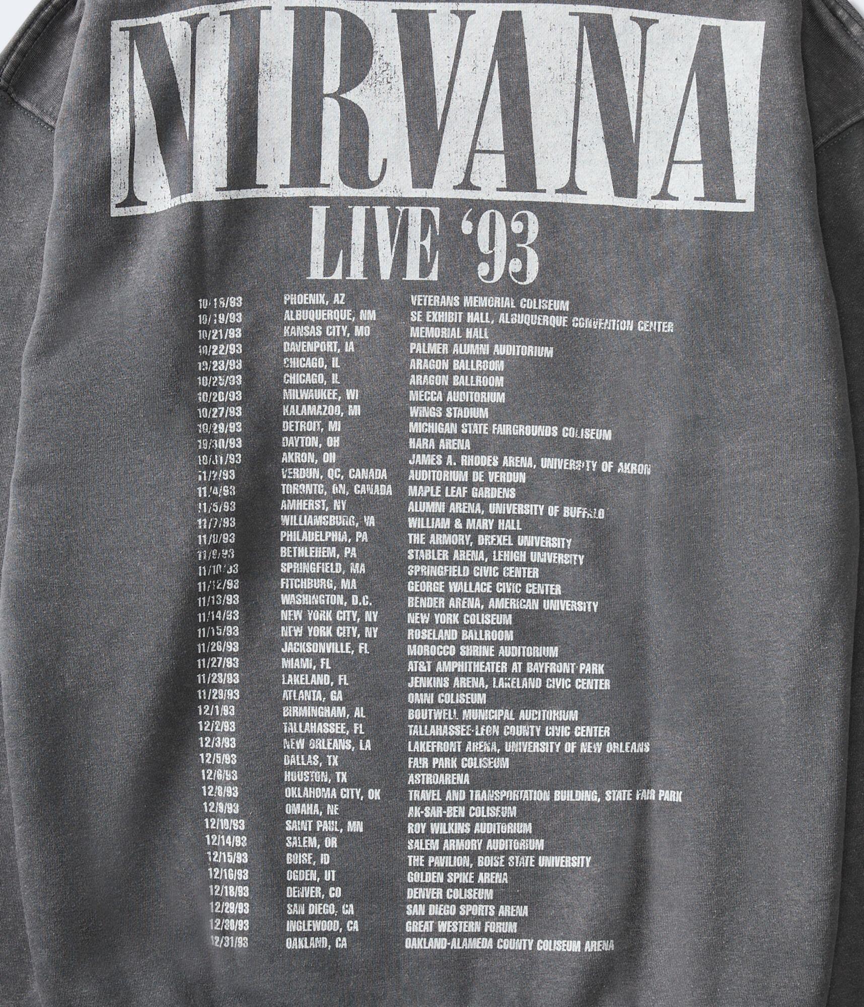 Nirvana Live '93 Tour Crew Sweatshirt Product Image