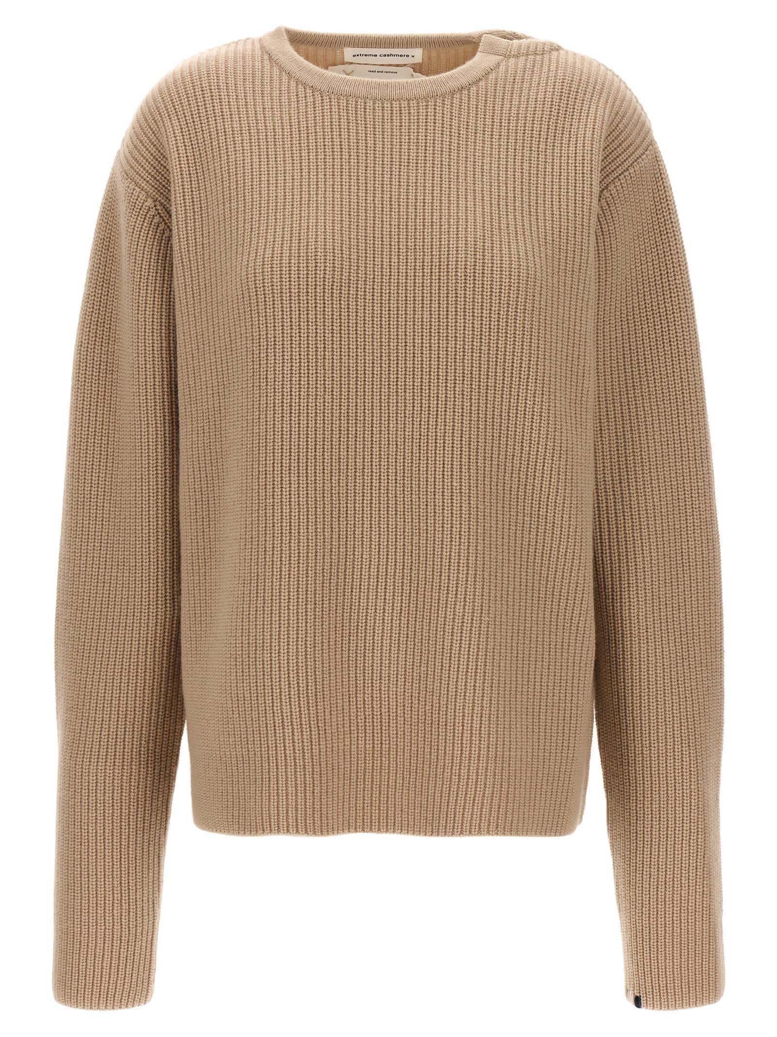 EXTREME CASHMERE 356 You Sweater In Beige Product Image