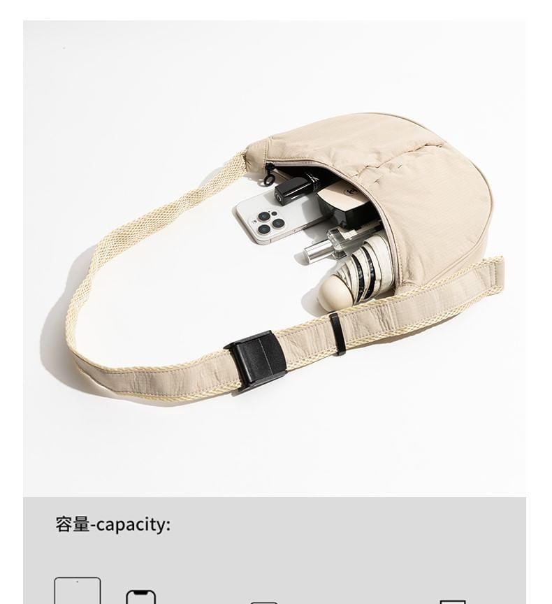 Plain Buckled Crossbody Bag Product Image