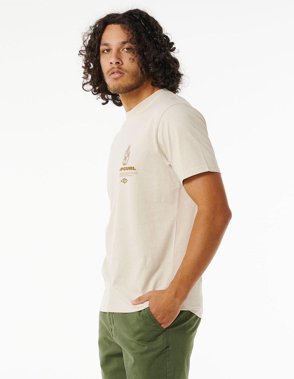 RIP CURL King Cobra Mens Tee - OFF WHITE Product Image