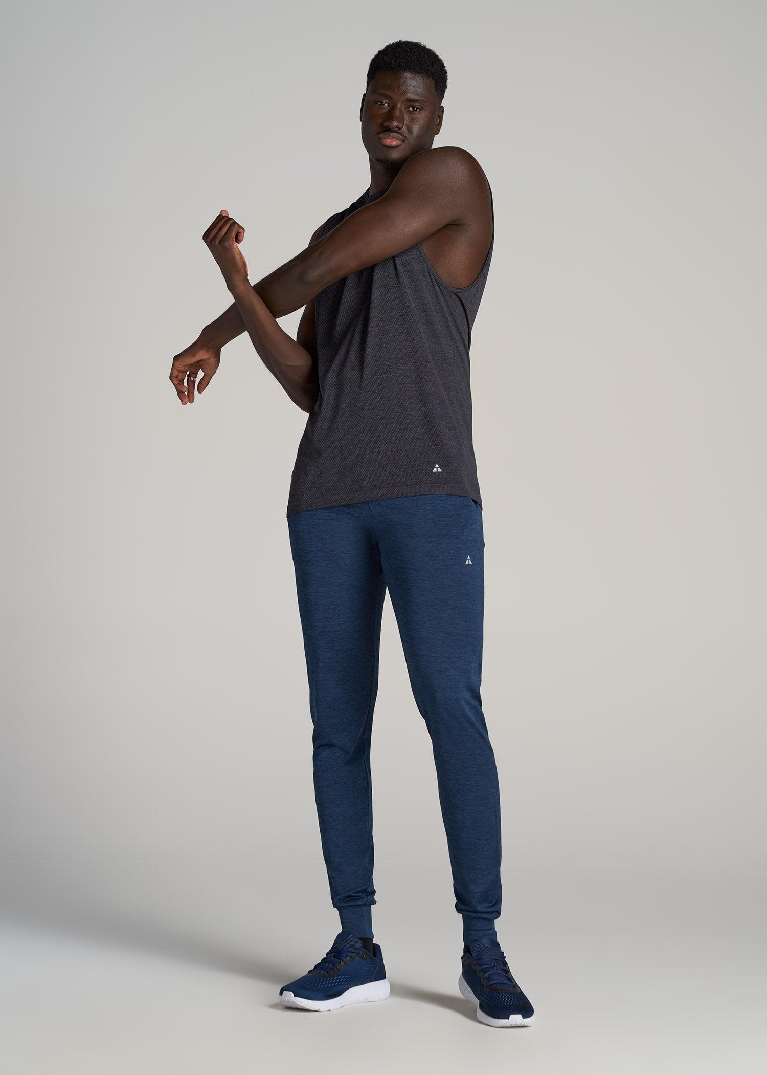 A.T. Performance Engineered Joggers for Tall Men in Navy Mix Product Image