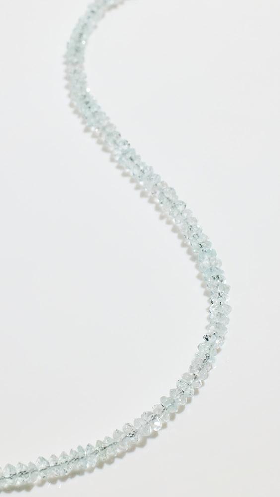 JIA JIA March Aquamarine Beaded Necklace | Shopbop Product Image