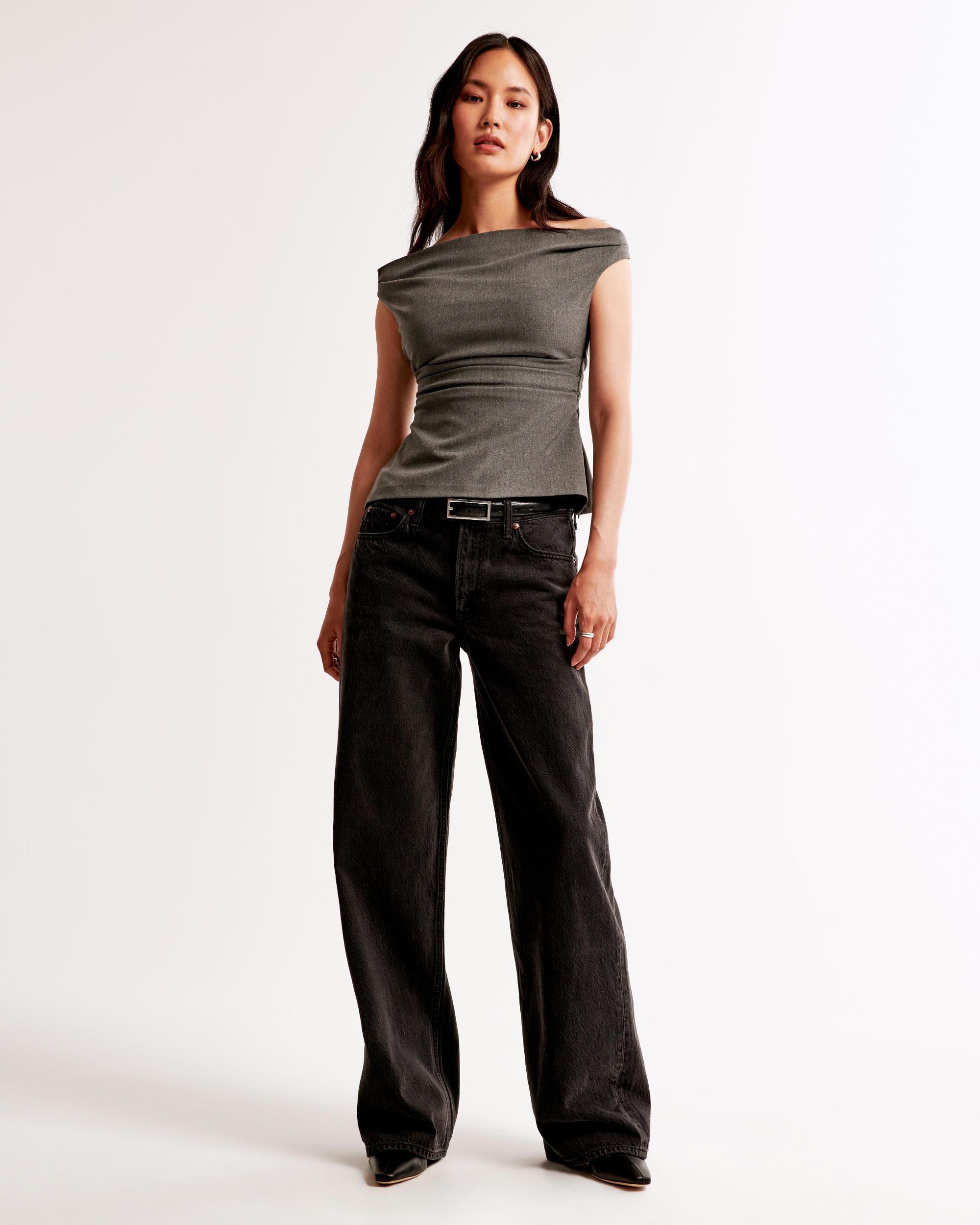 Low Rise Ultra Loose Jean Product Image