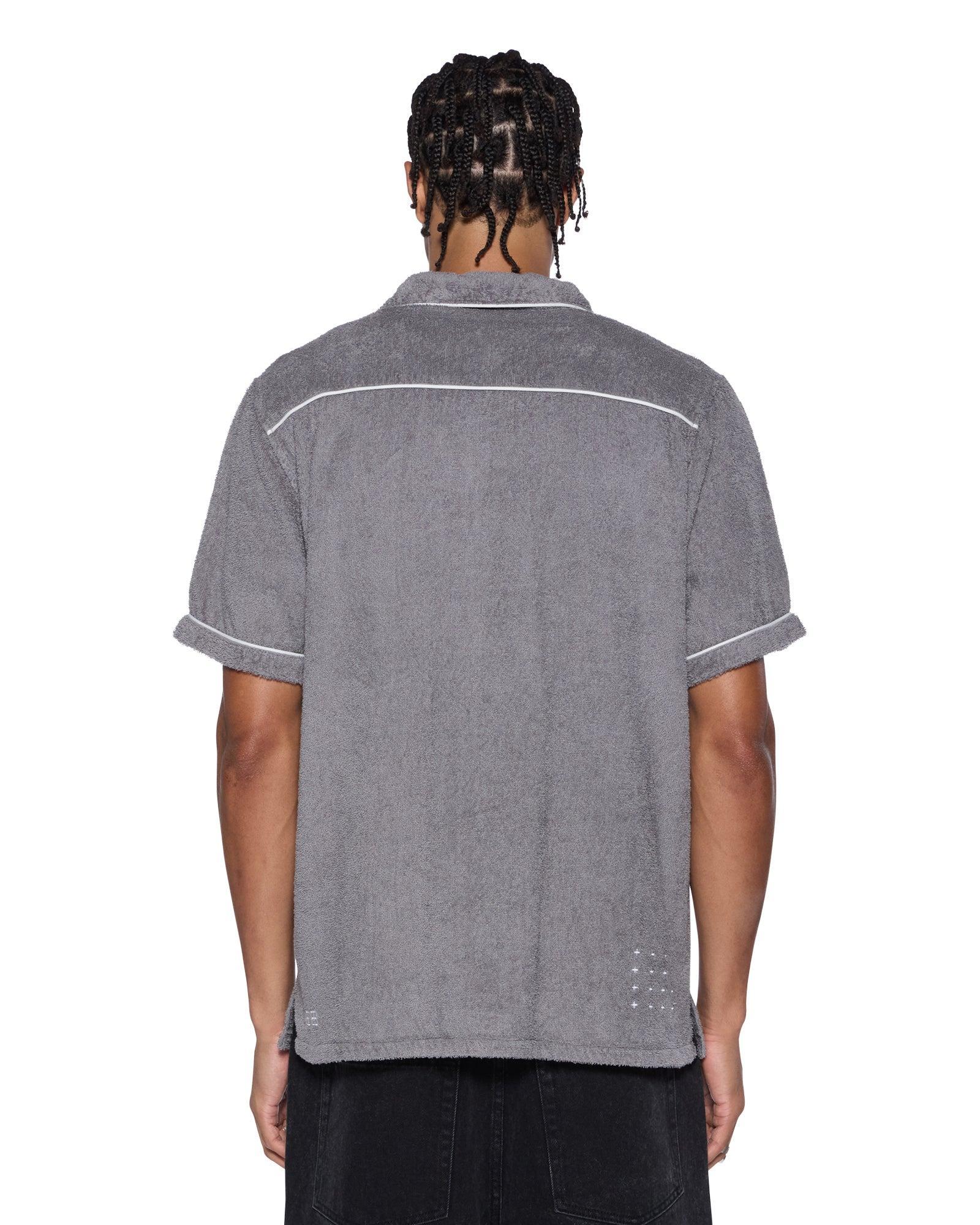 LOUNGE SS RESORT SHIRT CHARCOAL Male Product Image