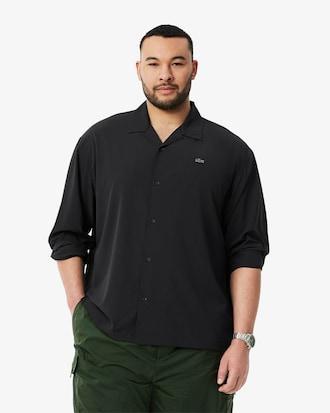 Lightweight Relaxed Fit Perforated Shirt Product Image