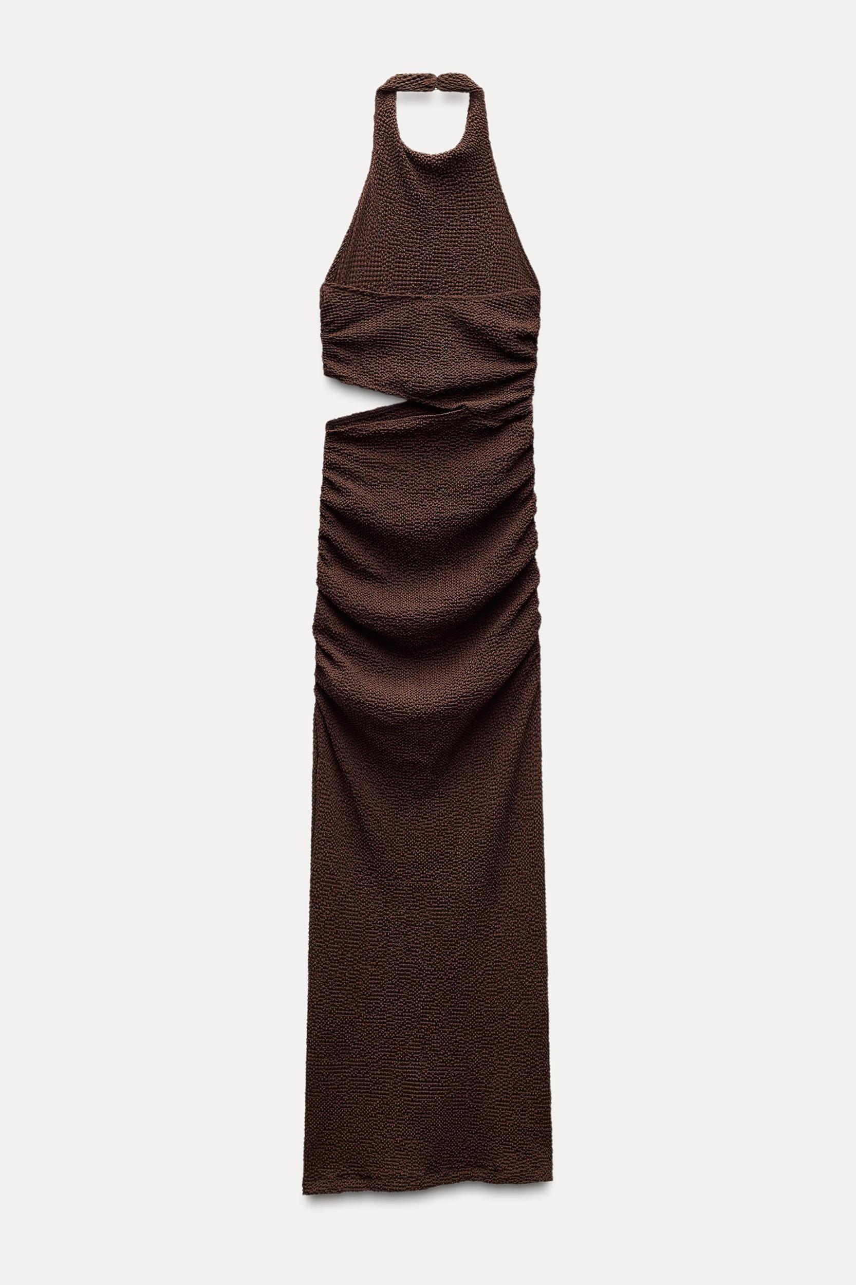TEXTURED CUT OUT DRESS Product Image