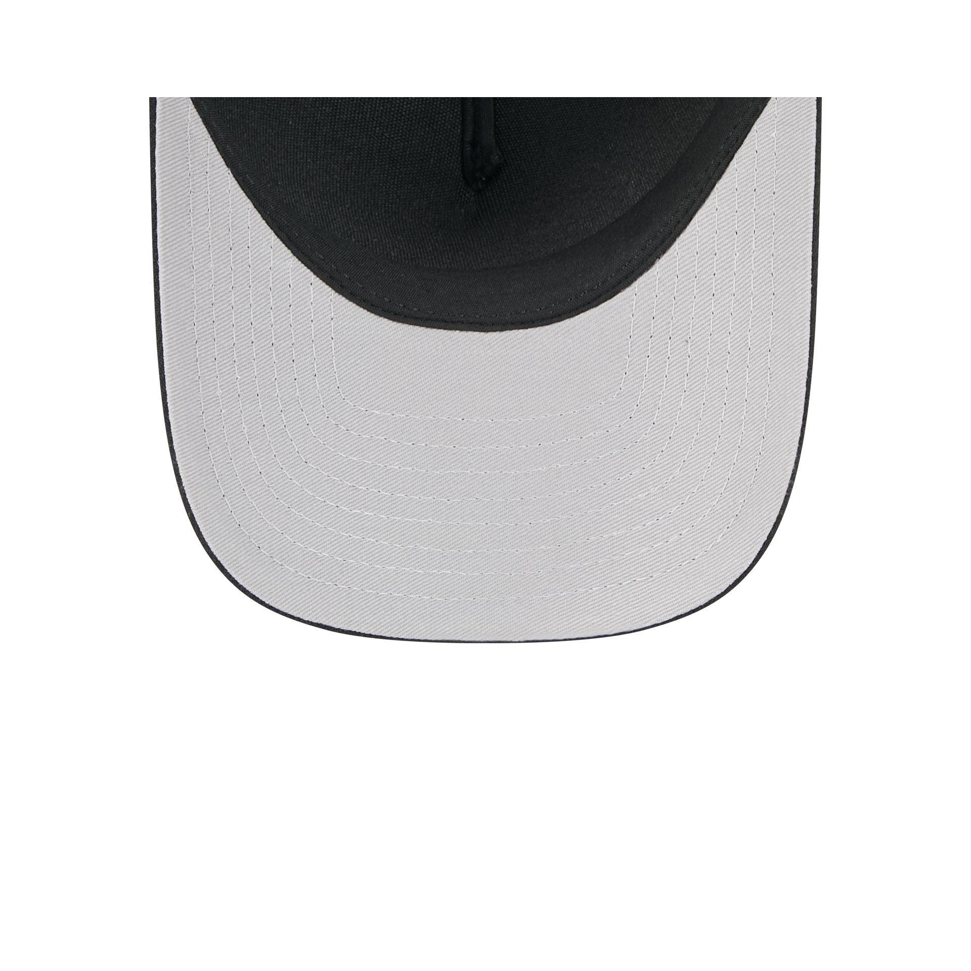 Seattle Seahawks Black & White 9FORTY M-Crown A-Frame Snapback Hat Male Product Image