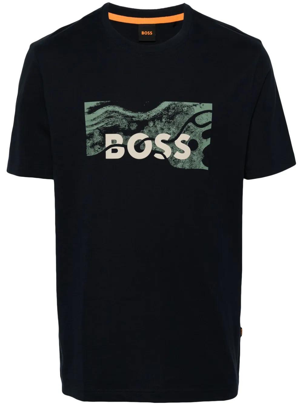 HUGO BOSS T-shirt Boss Men Color Blue Product Image