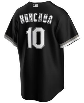Men's Nike Yoan Moncada Black Chicago White Sox Alternate Replica Player Name Jersey, Size: Large Product Image