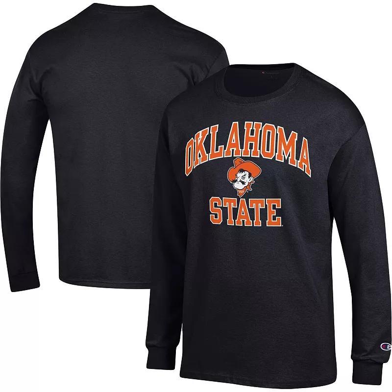Mens Champion North Carolina Tar Heels High Motor Long Sleeve T-Shirt Blue Product Image