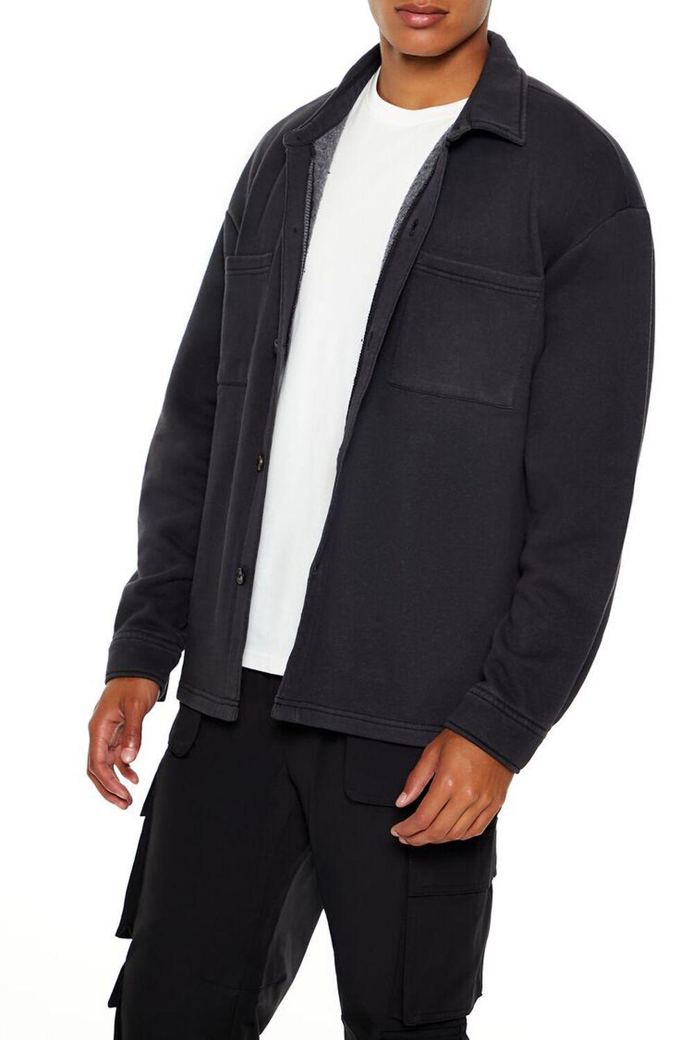 Washed Button-Front Pocket Shirt | Forever 21 Product Image