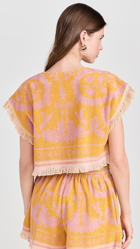 Zimmermann Wylie Toweling Crop Top | Shopbop Product Image