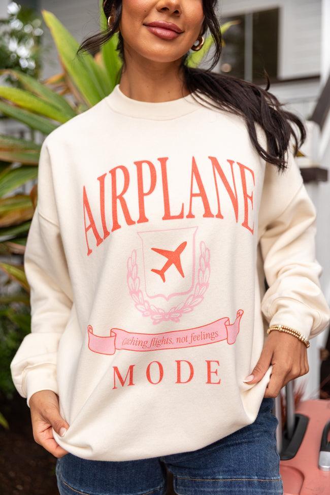 Airplane Mode Sweet Cream Graphic Sweatshirt Product Image