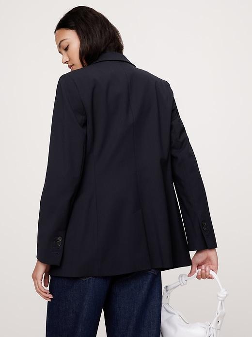 Slim Italian Wool Blazer Product Image