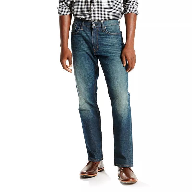 Levi's® Men's 541™ Fit Taper Jeans - Black Denim 42x32: Heavyweight, Mid Rise, Stretch Denim Product Image