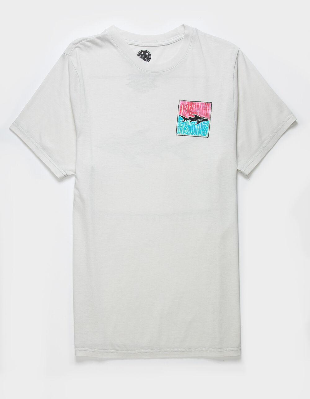 MAUI AND SONS Fifty Fifty Mens Tee - OFF WHITE Product Image