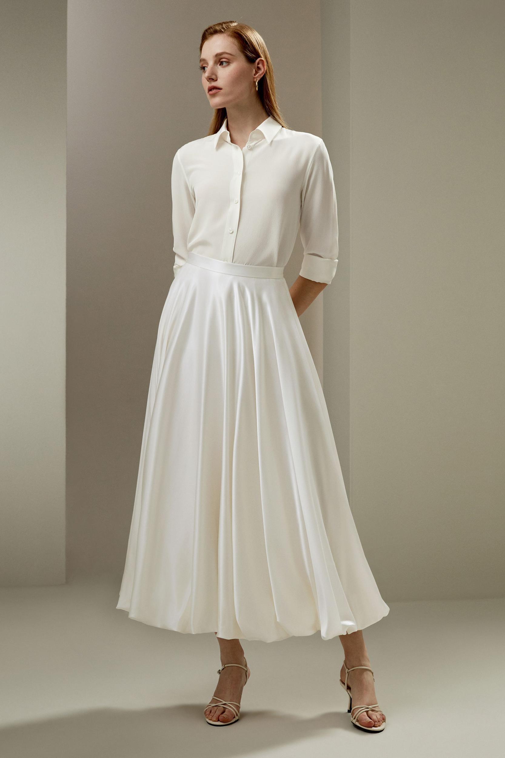 LILYSILK X LYDIA MILLEN Snowdrop Skirt Product Image