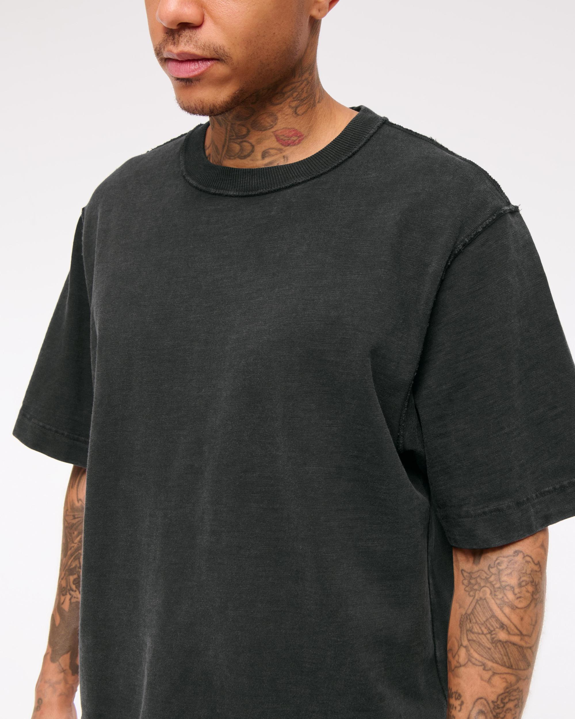 Premium Heavyweight Slub Cropped Tee Product Image