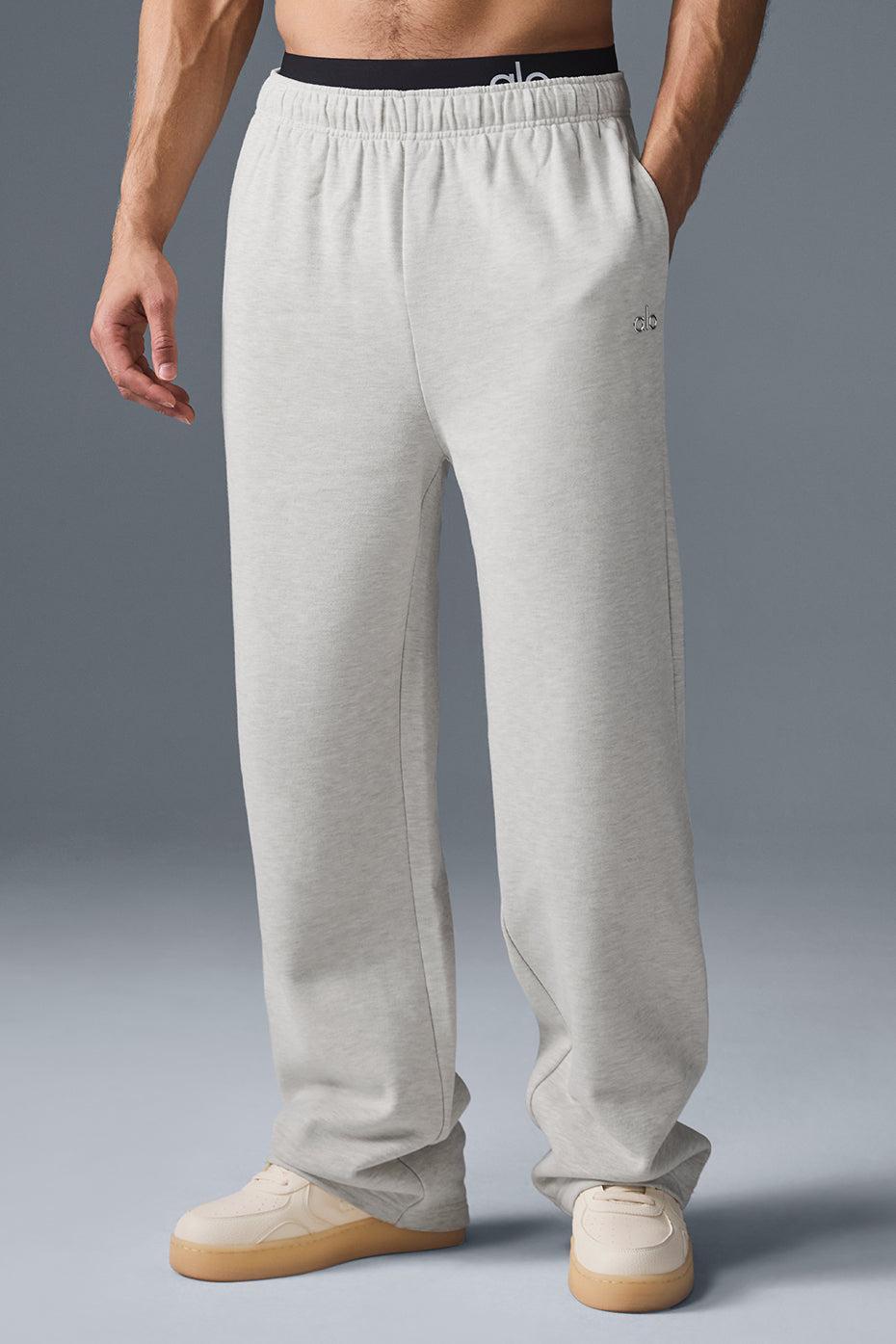 Accolade Straight Leg Sweatpant - White Heather Product Image