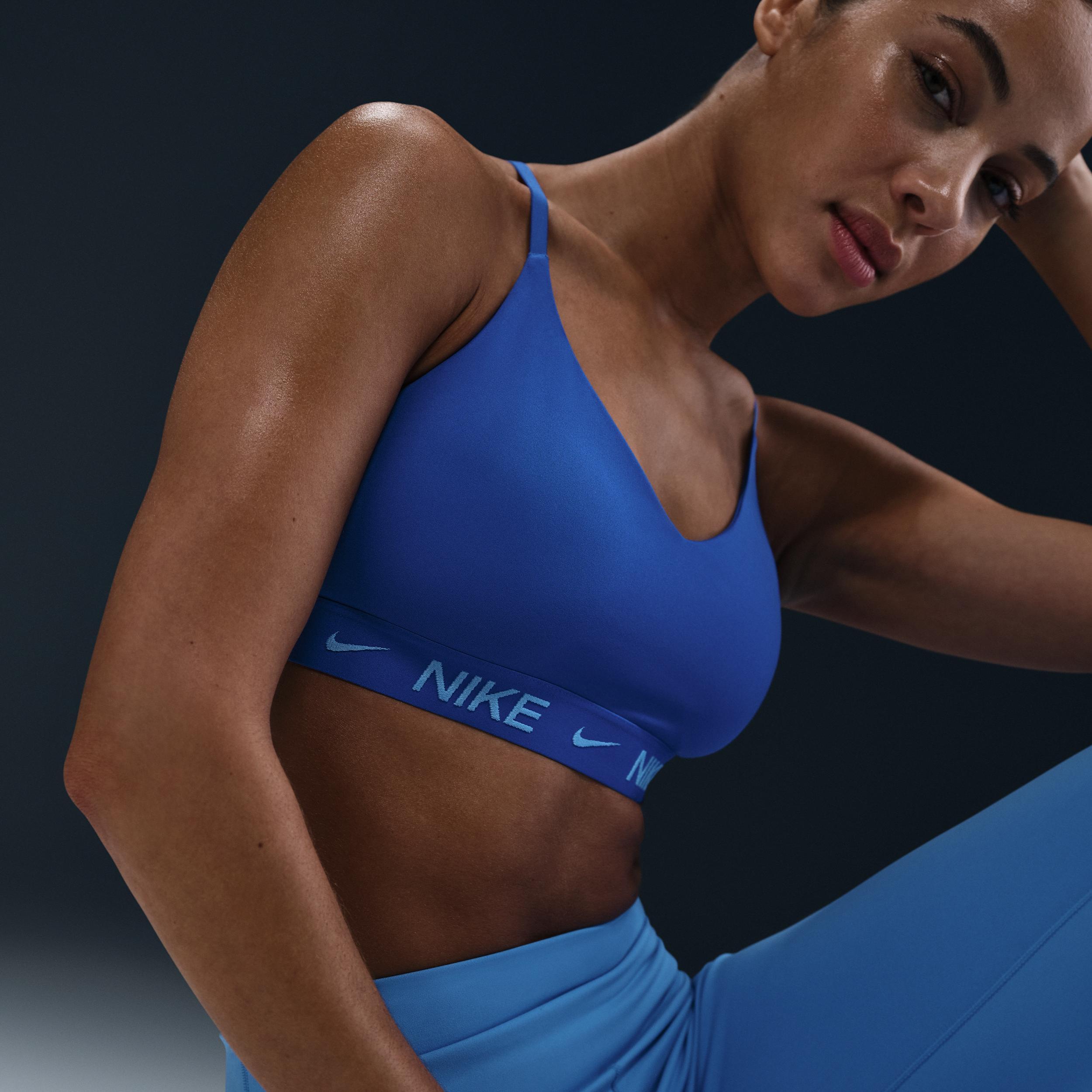 Nike Indy Light Support Padded Sports Bra, Womens Dusty Purple Product Image
