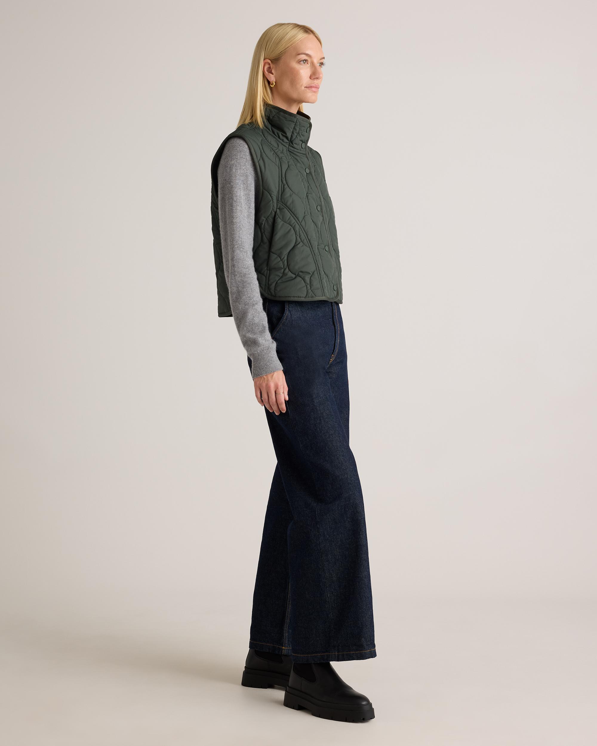 Quince | Women's Featherless Quilted Puffer Vest Recycled Polyester Product Image