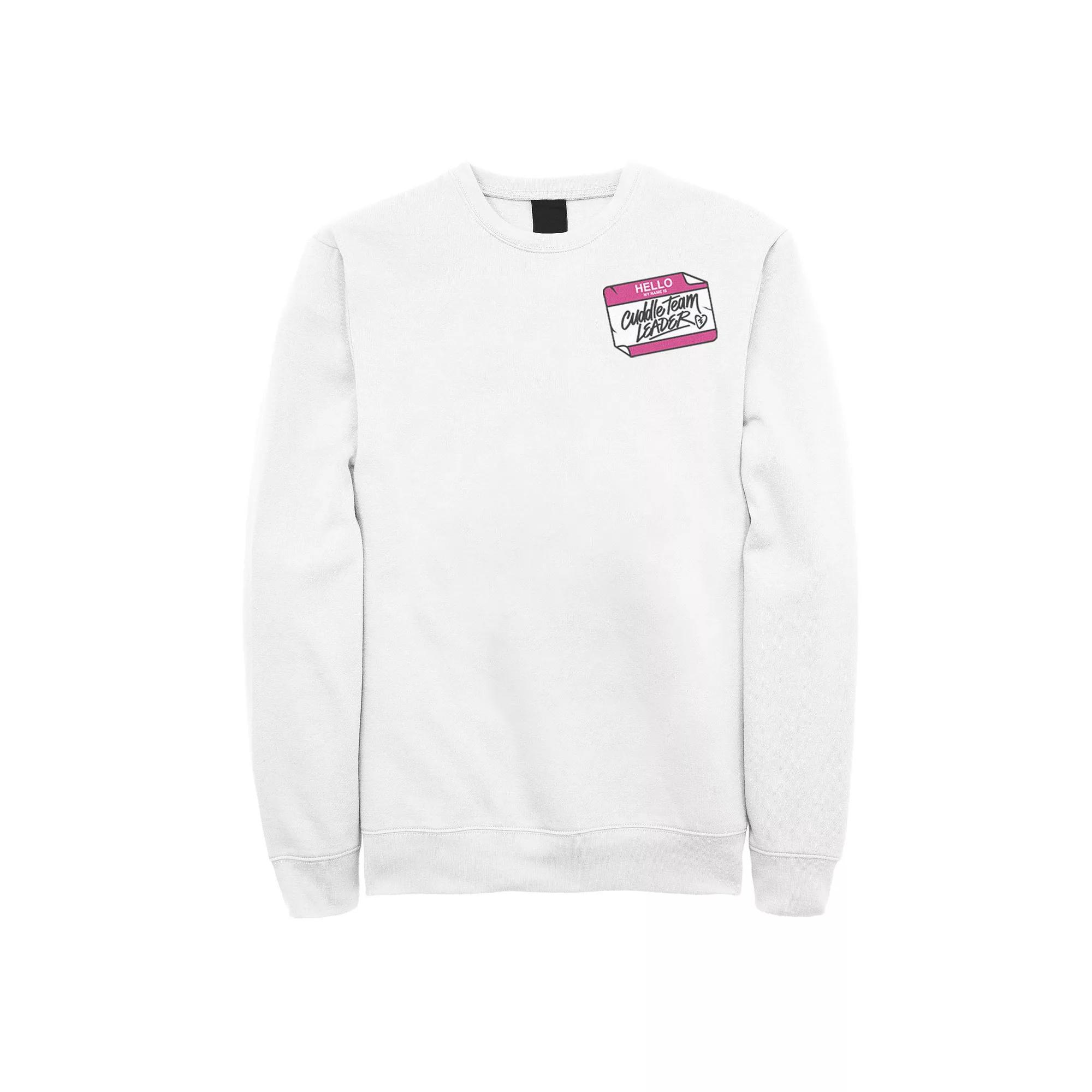 Men's Fortnite Cuddle Team Leader Sweatshirt, Size: Large, White Product Image