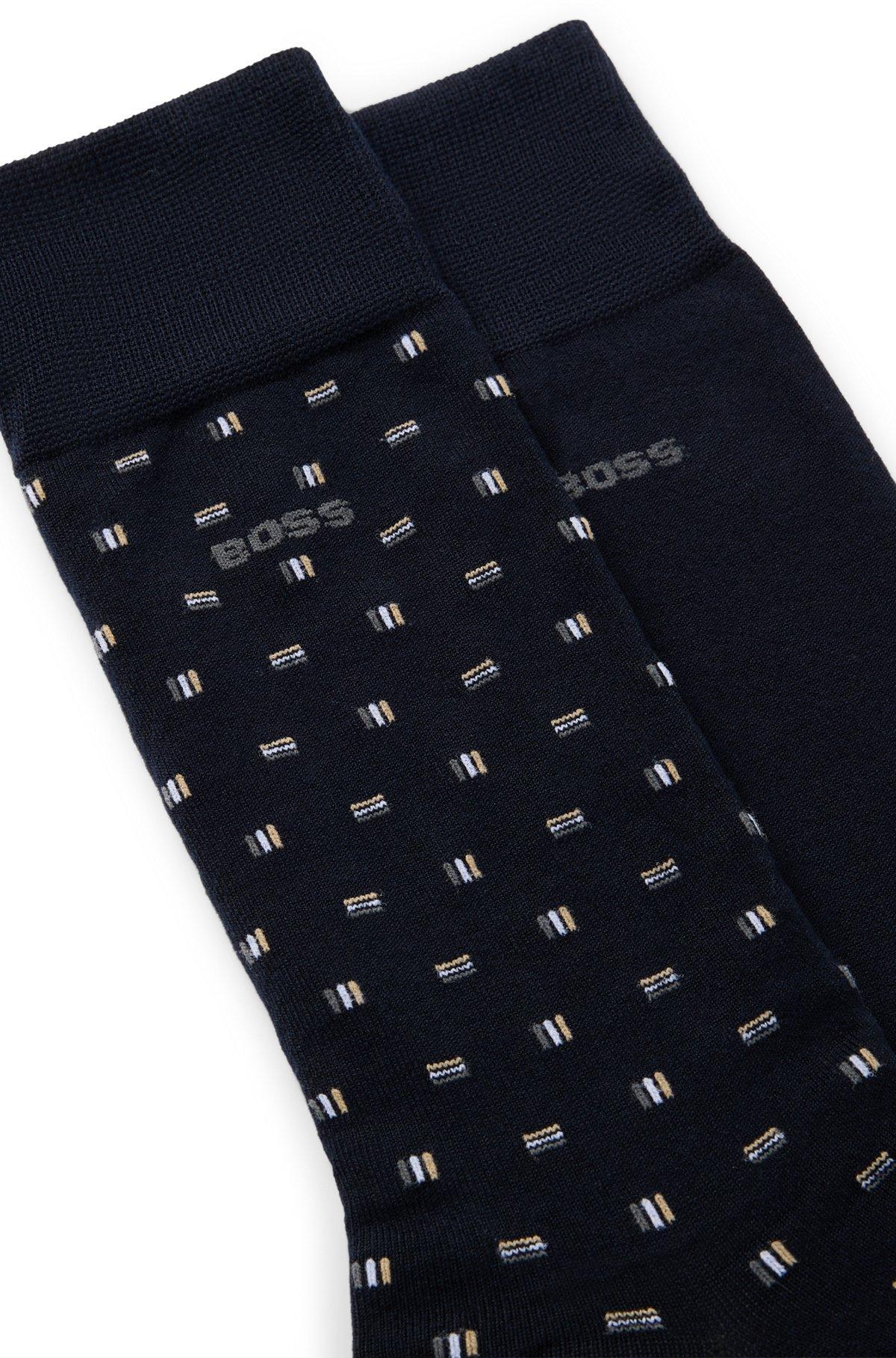 Two-pack of regular-length socks in cotton Product Image