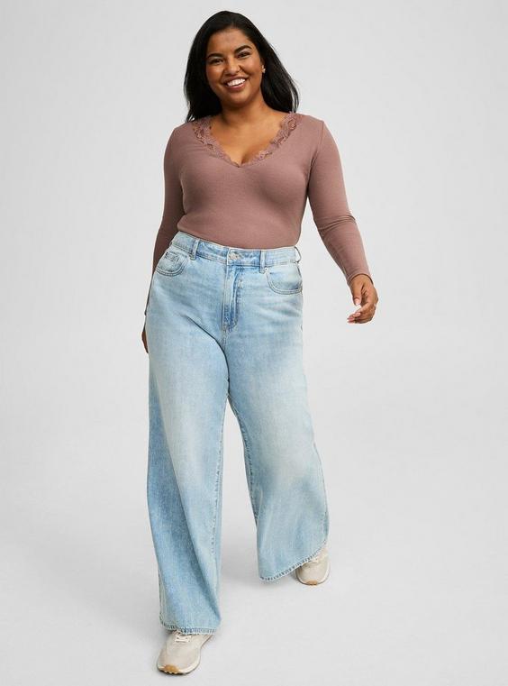 Waffle V-Neck Top Product Image