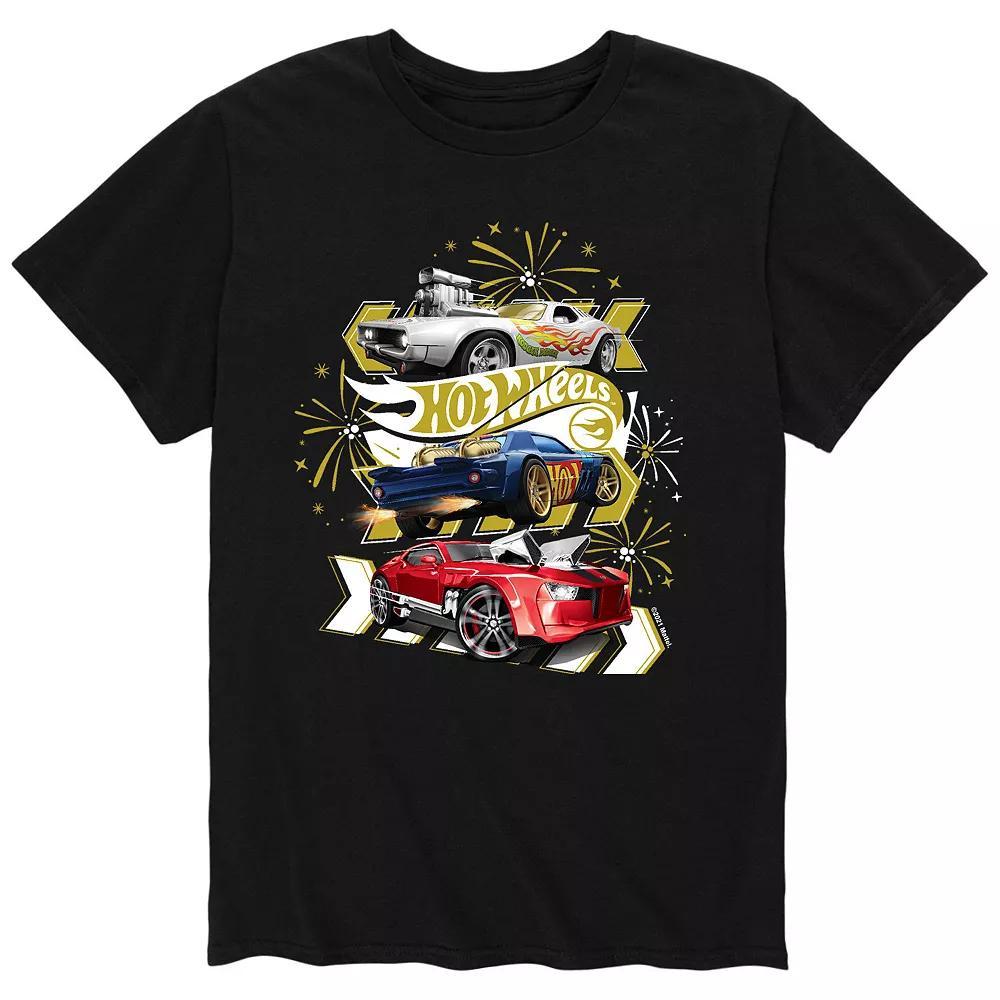Mens Hot Wheels New Years Fireworks Tee Product Image