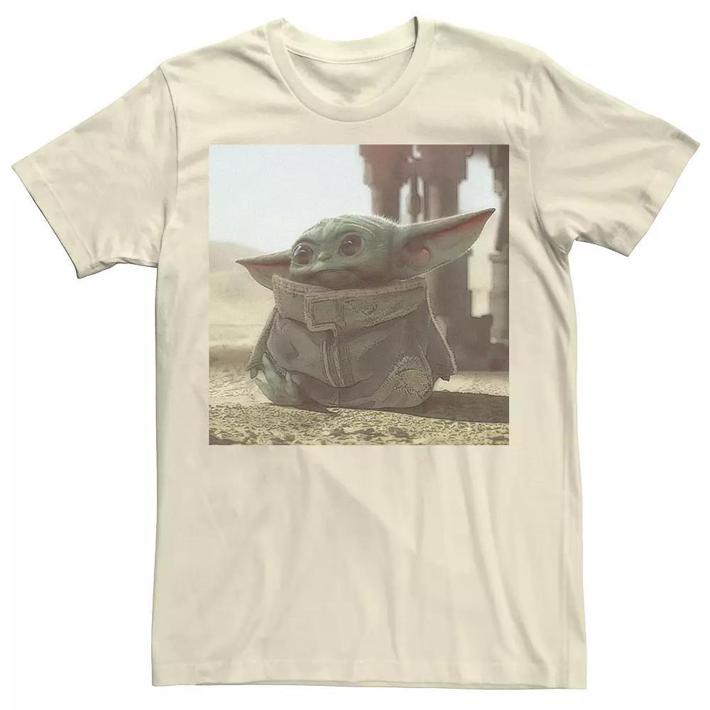 Men's Star Wars The Mandalorian The Child aka Baby Yoda Poster Tee, Size: 3XL, White Product Image