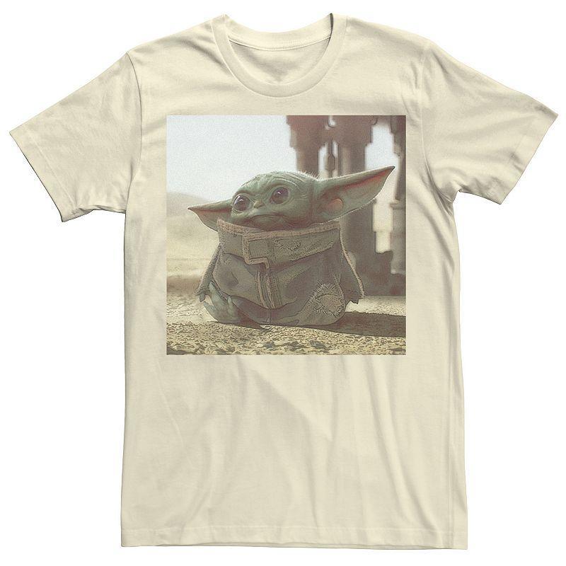 Men's Star Wars The Mandalorian The Child aka Baby Yoda Poster Tee, Size: 3XL, White Product Image
