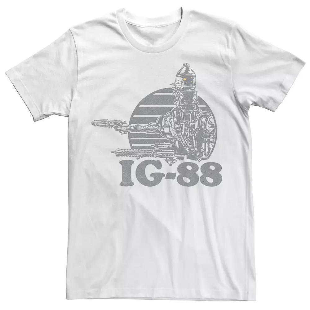 Men's Star Wars IG-88 Tee, Size: XXL, White Product Image