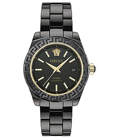 40mm DV One Automatic Watch with Bracelet Strap, White Product Image