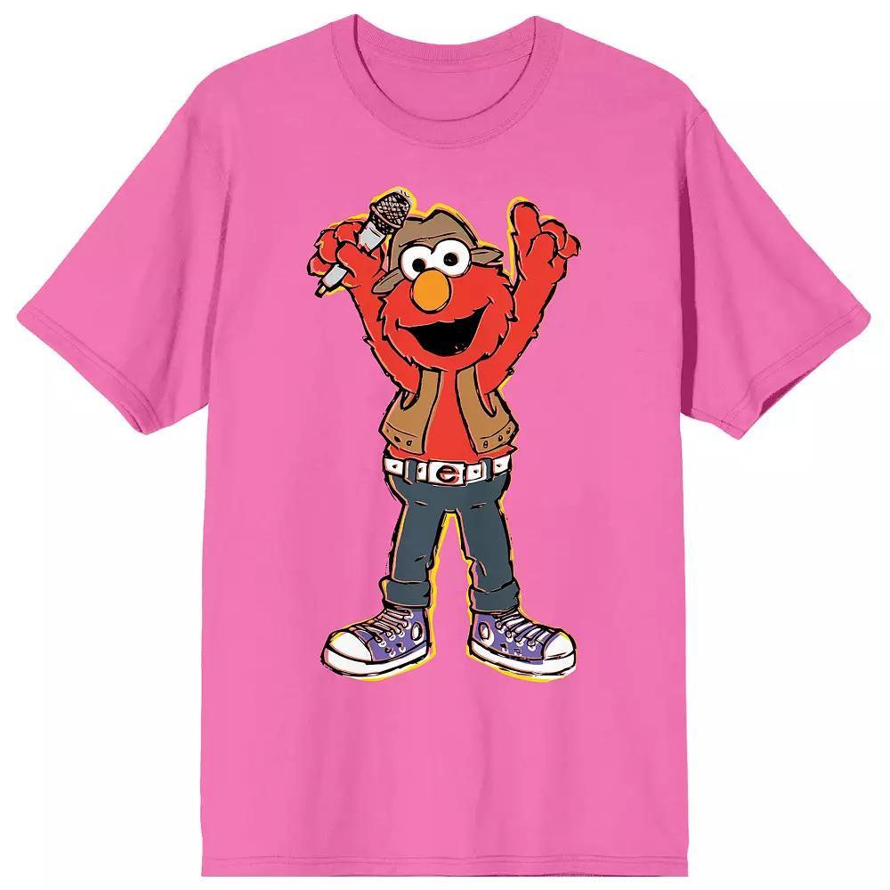 Mens Sesame Street Elmo Holding Tee Product Image