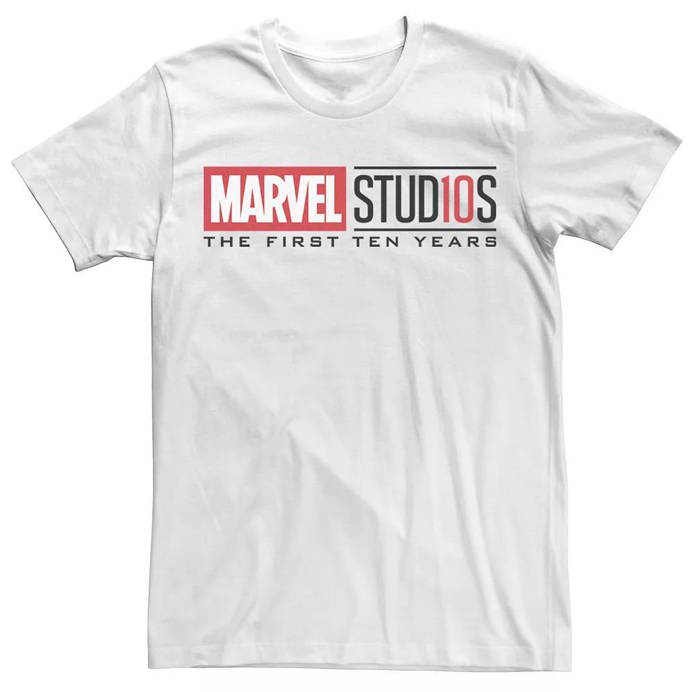 Mens Marvel Studios First Ten Years Logo Graphic Tee Product Image