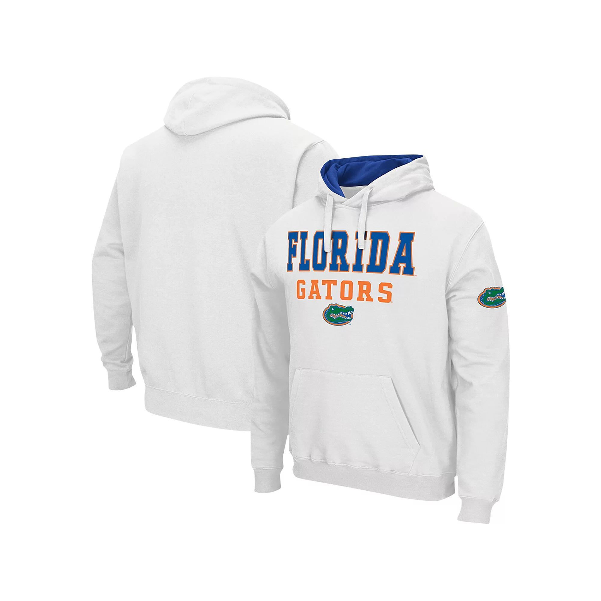 Men's Colosseum White Florida Gators Sunrise Pullover Hoodie, Size: 3XL Product Image